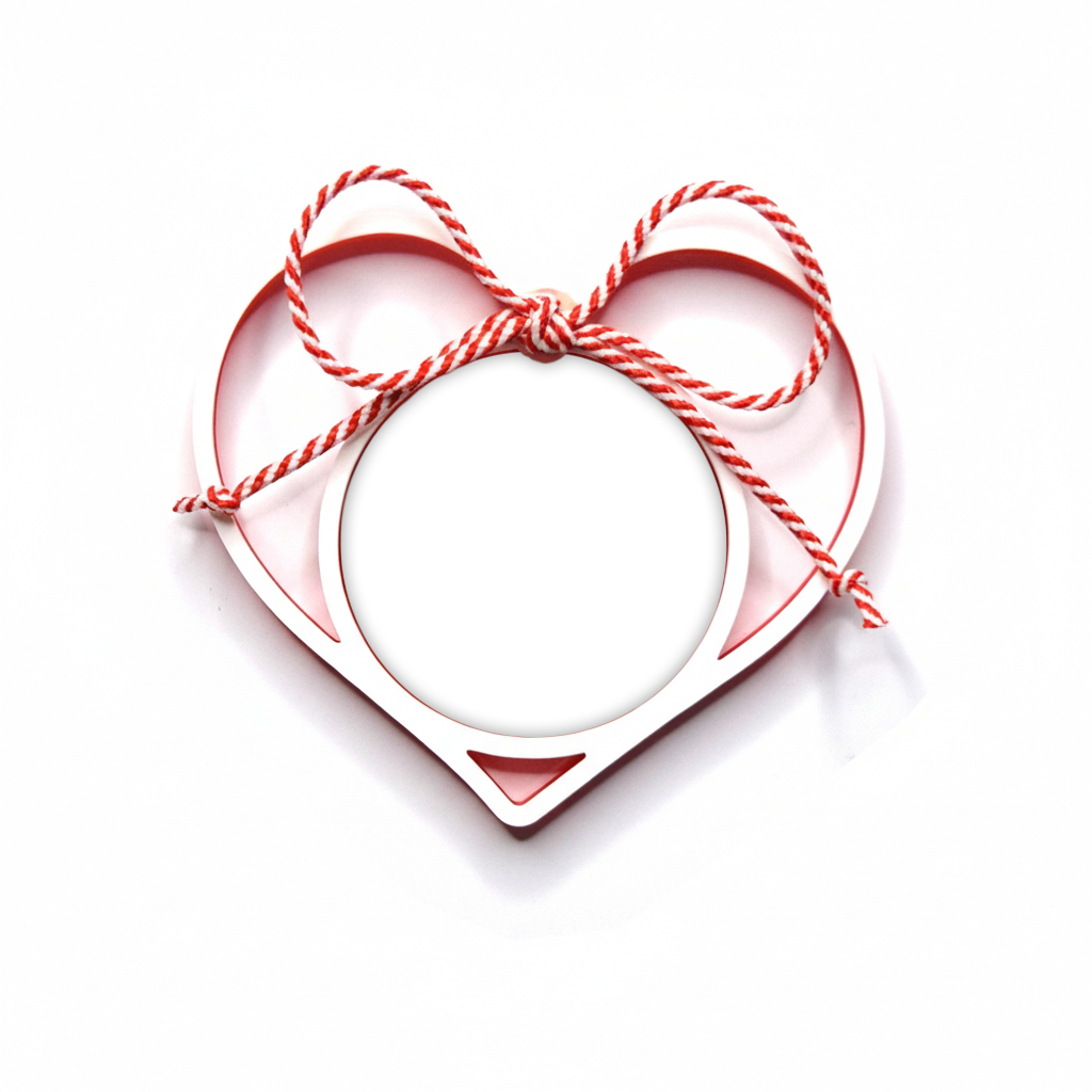 Mărțișor Personalizat 3D Magnetic - Cu Text - Vedere Mască